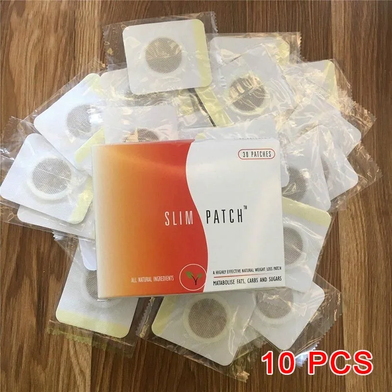 10 pcs Магнитный брюшной тонкий патч пупок стикер для похудения продукты сжигания жира для похудения целлюлит жир горелка для похудения - Цвет: 10 pcs