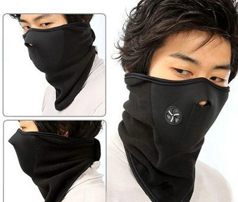 Outdoor Masks Dust Neoprene Neck Warm Half Face Mask Winter Sport Mask Windproof Bike Bicycle Cycling Mask Ski Snowboard