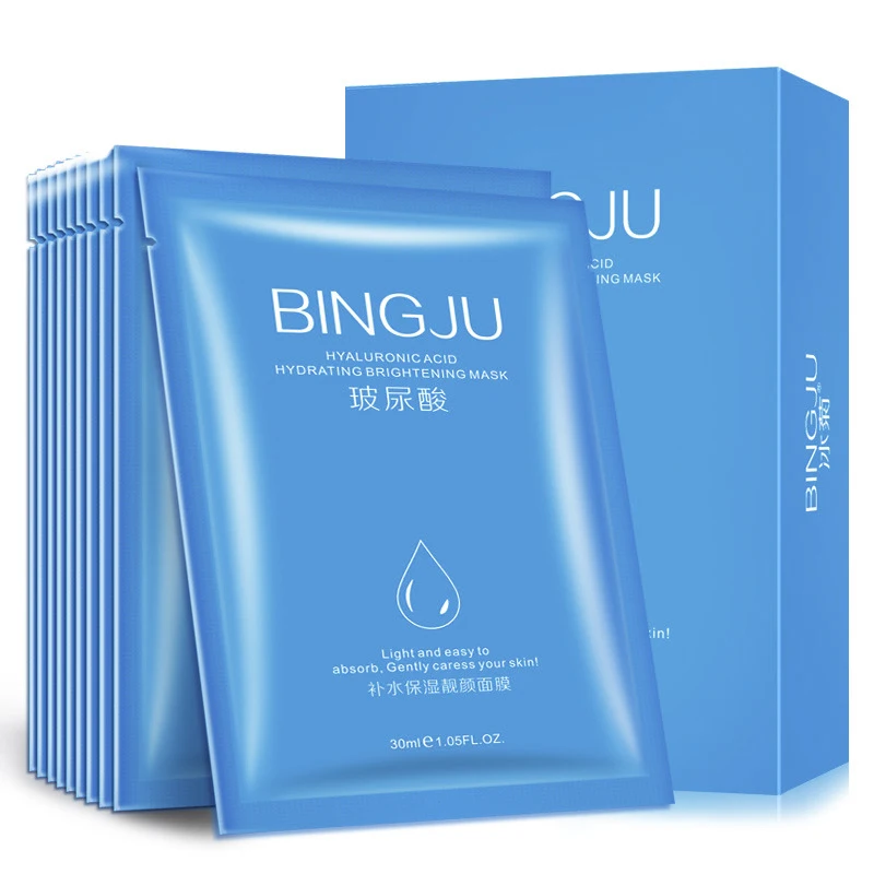 10 шт. маска для лица с гиалуроновой кислотой |