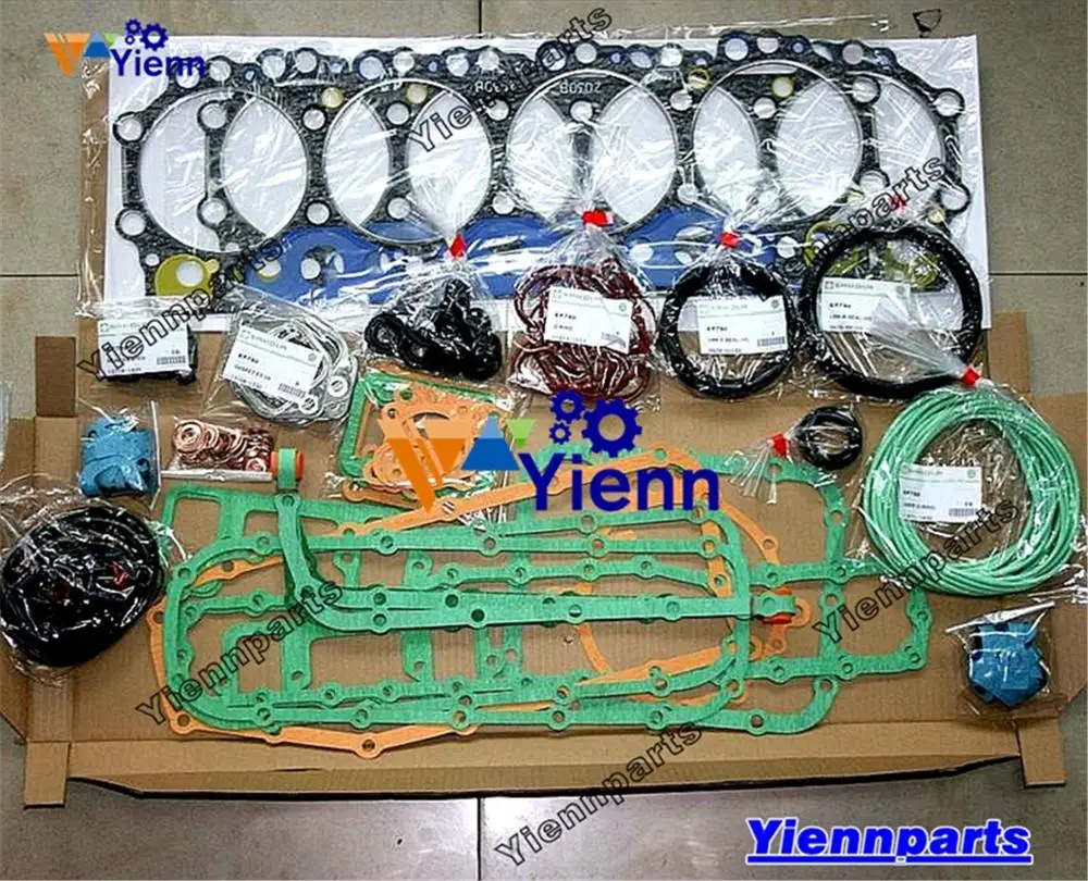 Полный комплект прокладок для HINO EF700 EF750 с прокладкой головки 04010-0152 11115-1730 HE356 KF585