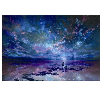 

Paper Family Game Adults Kids Landscape Picture Stress Relief 1000 Pieces Assembling Jigsaw Home Decor Gift Brain Challenge