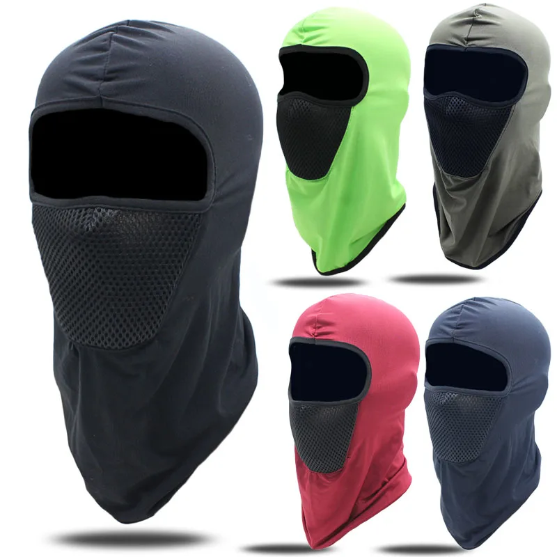 

Motorcycle Balaclava Full Face Mask Warmer Windproof Breathable Cycling Ski Shield Anti-UV Men Sun Hats