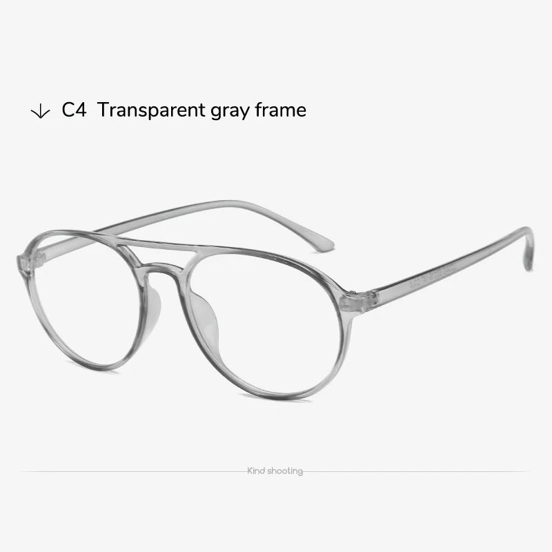 Toketorism Рецептурные очки женские очки солнцезащитные очки оправы для очков мужские 3442 - Цвет оправы: Серый