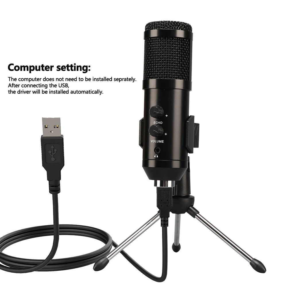 TKL USB микрофон Podcast конденсаторный профессиональный ПК потоковый