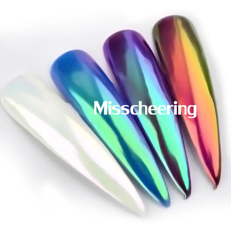0,2 г/кор. Высокое качество Аврора неоновая пудра хром пигмент для ногтей Блеск Русалка пыль DIY маникюр Аксессуары