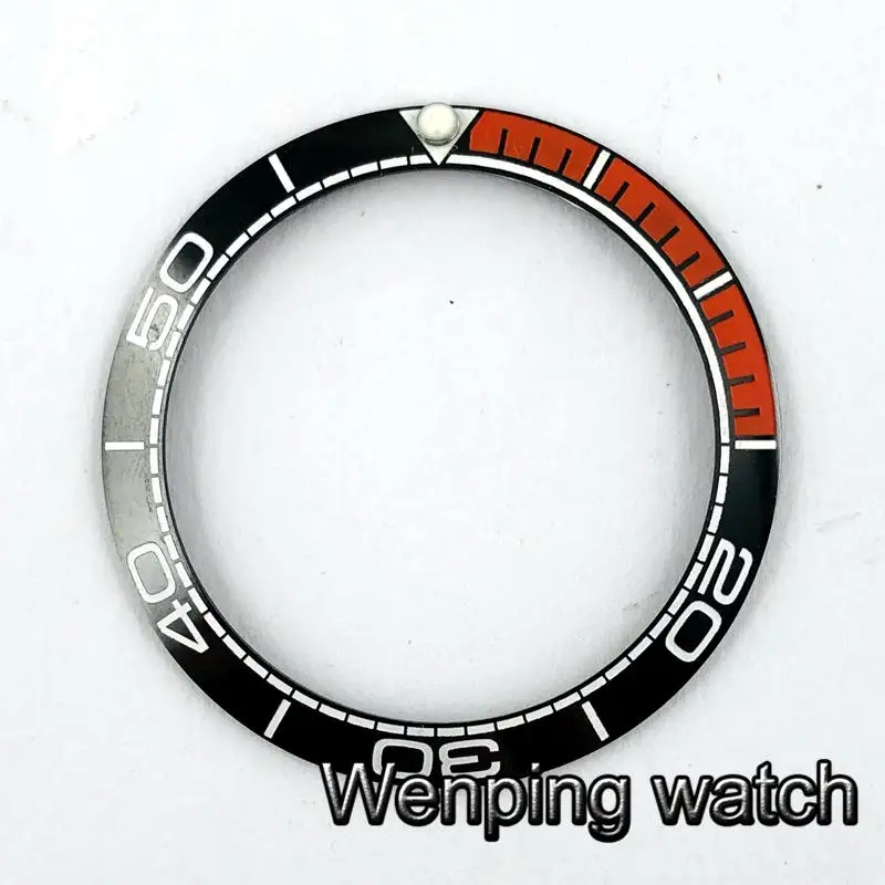 

Watch parts 38mm ceramics Bezel with white mark Insert for 40mm Automatic Watches P300-(61)