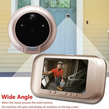 

3.5 Inch Video Doorbell 720P Camera Door Bell Ring Home Security System Night Vision KQS8