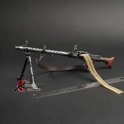 1/6 1:6 MG34 автоматическая сборка винтовки пистолет модель сборки пластиковое оружие для 1/6 солдата военные строительные блоки игрушка для