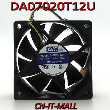 

New AVC DA07020T12U 7020 7cm 12V 0.7A 4pin CPU Fan,2pcs/lot