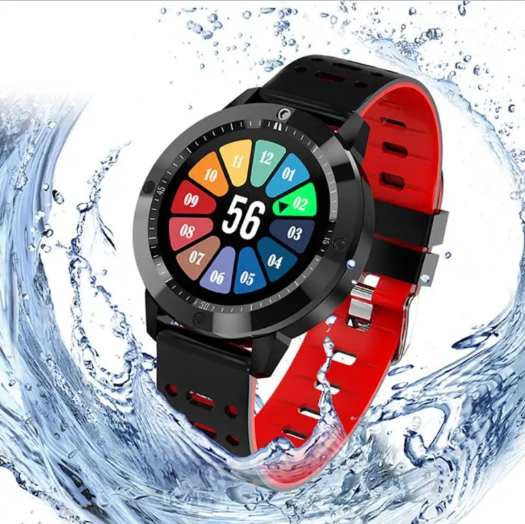 

New smart watch CF58 high-end HD color round screen waterproof blood pressure heart rate Bluetooth sports wear watch