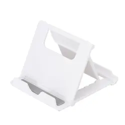 Suporte de suporte de suporte de telefone celular dobrável universal suporte de plástico suporte de mesa telefone smartphone tablet suporte