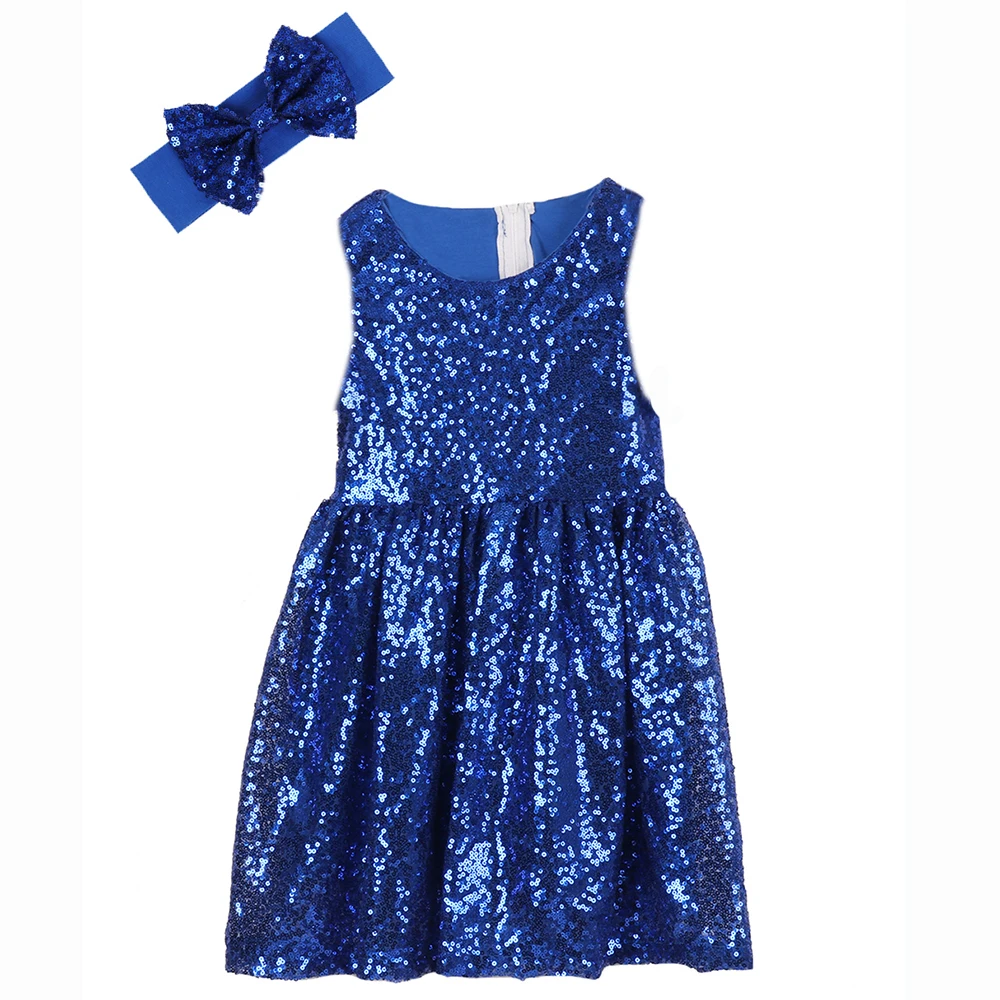 royal blue toddler dress