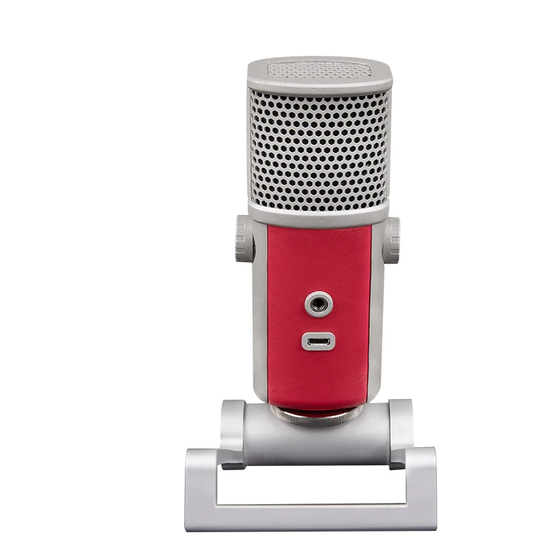 Alctron K7 USB stuidio конденсаторный микрофон, с функциональные ручки и угол adjsutable функция, высокое качество pu кожаный чехол