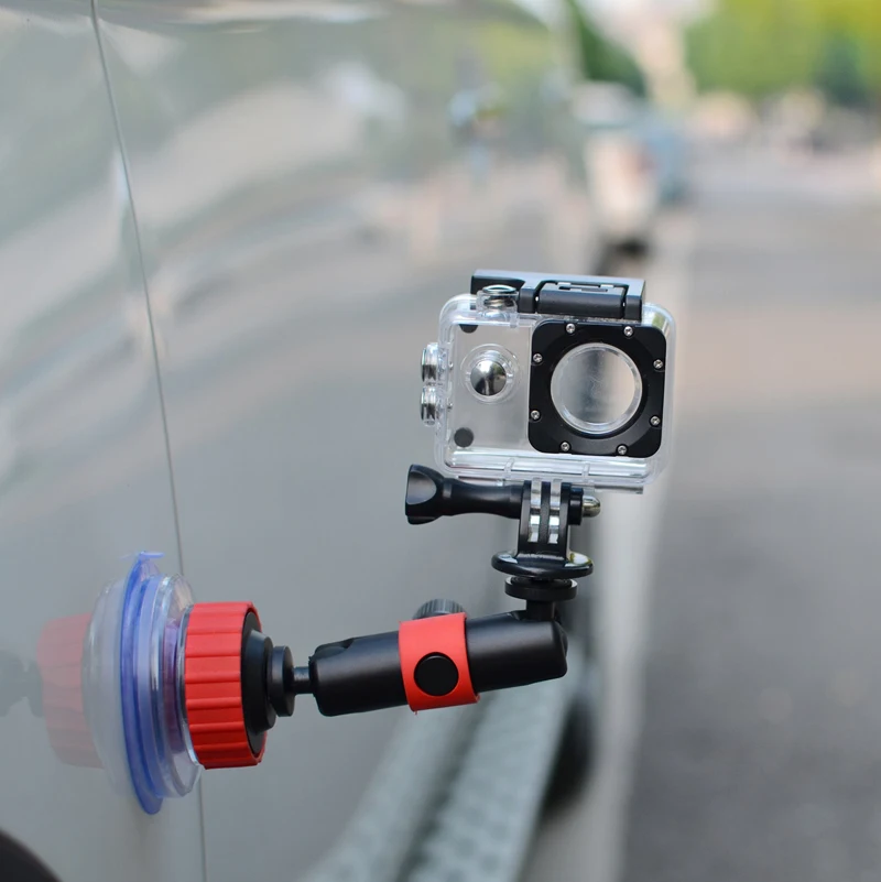 Для экшн-камеры GoPro автомобильный присоска автомобильный держатель крепление для Osmo Xiaomi SOOCOO SJCAM Eken присоска для стекла кронштейн