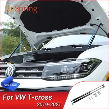 

For VW T-cross Tcross 2019 2020 2021 Car Accessories Bonnet Hood Engine Cover Lifting Support Hydraulic Rod Strut Bars