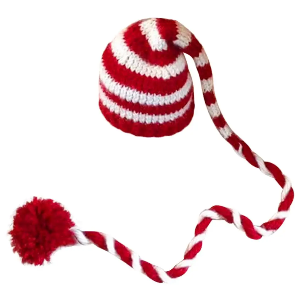 Behogar унисекс вязаная теплая мягкая хлопковая детская Рождественская шляпа оленя, шапка для От 0 до 1 года, малышей, девочек, реквизит для фотосессии
