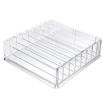 

Clear Acrylic Cosmetic Organizer Box Makeup Storage Removable Desk Bathroom Makeup Brush Lipstick Holder Desktop Storage Box