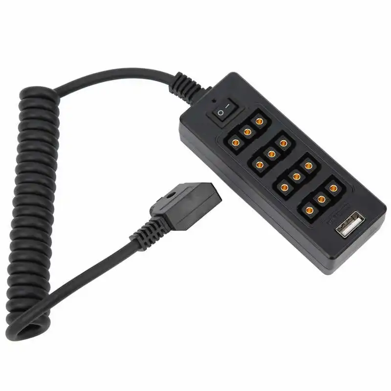 Fotografia D-TAP Male to 4-Port Female Hub Power Cable Splitter for V-Lock Camera Battery photo studio | Электроника