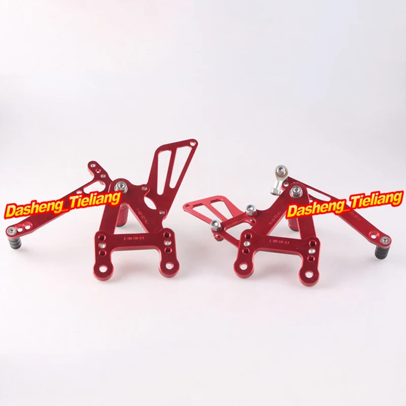 Adjustable Foot Pegs Rear Set Footrests Replacement Kit For Kawasaki Ninja ZX6R 2003 2004 Motorcycle Accessory Parts