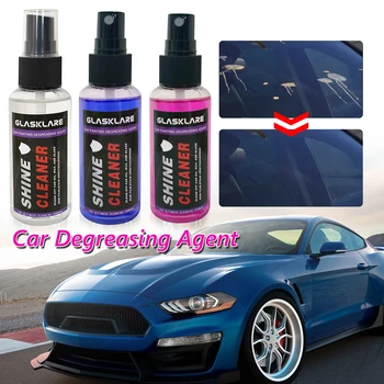 

GLASKLARE 50ml Car Degreaser Degreasing Agent+small Car wash towel Set Paint Oil Grease bird feces and corpses Cleaner