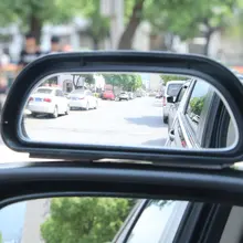 1 шт. мини зеркало заднего вида для автомобиля с широким углом, ТРАПЕЦИЕВИДНОЕ зеркало заднего вида, боковое зеркало заднего вида с защитой от дождя, автомобильные аксессуары