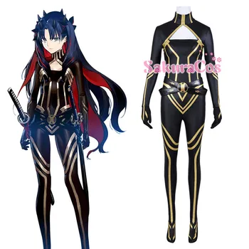 

Fate Grand Order Archer Tohsaka Rin Anime Cosplay Costume Sexy Jumpsuit for Women Costume Uniform Full Set Cosplay Costume