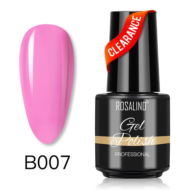 ROSALIND Gel Nail Polish Glitter Gel For Manicure Art Semi Permanent Hybrid Varnish Need UV LED Base Top Coat Nail Polish SLA-B007