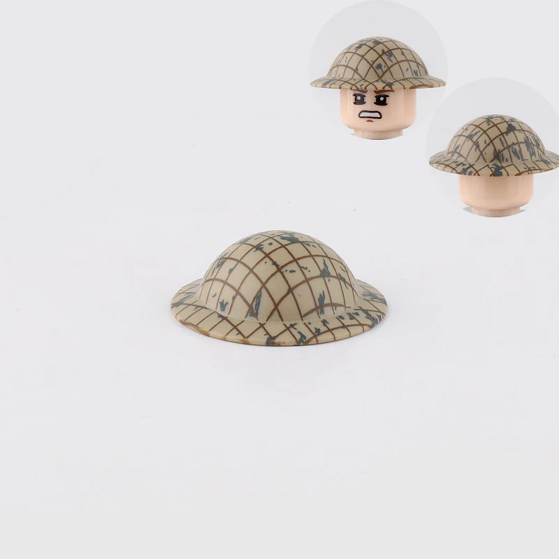 WW2 военная сетка MK2 шлем аксессуары строительные блоки британская армия солдат