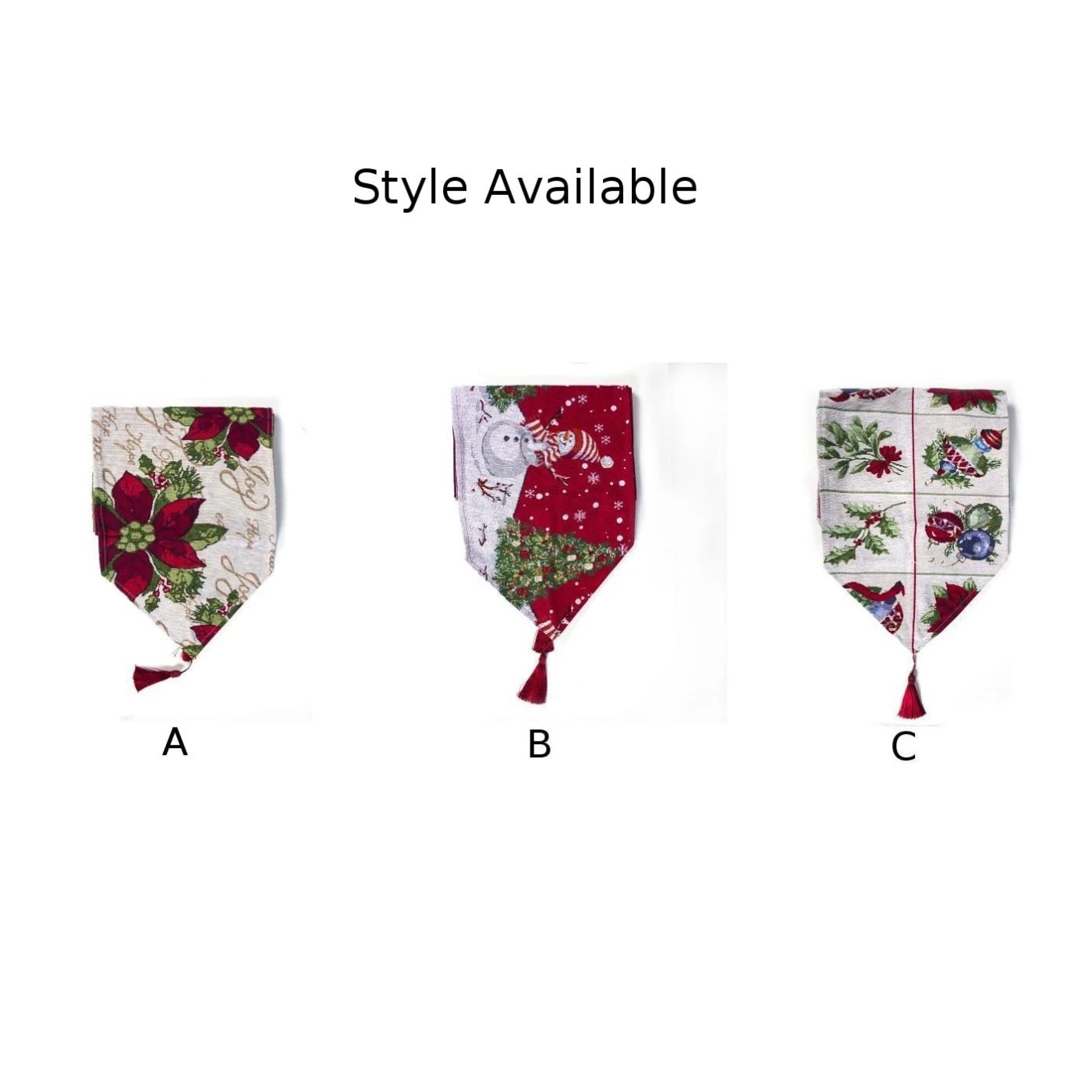  Modern Printed Holiday Dining Table Runner Christmas Table Cloth Cover For Home New Year Decoration