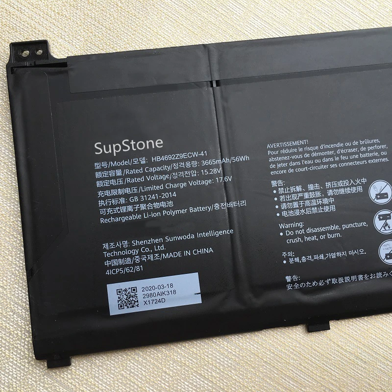 Produktbild von K KYUER Laptop-Akku 56Wh Für Honor Magicbook 14 / Huawei Matebook D 14 – Ersatz Für HB4692Z9ECW-41