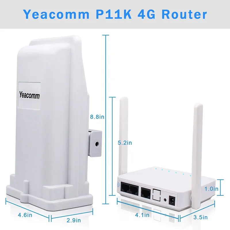 Free Shipping! Yeacomm YF-P11K 4G CPE WIFI KIT outdoor LTE Router and Indoor WIFI AP