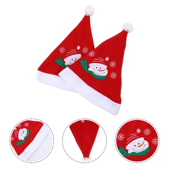 

2 Pcs Christmas Decoration Hat Christmas Dress up Hats Party Cap for Xmas