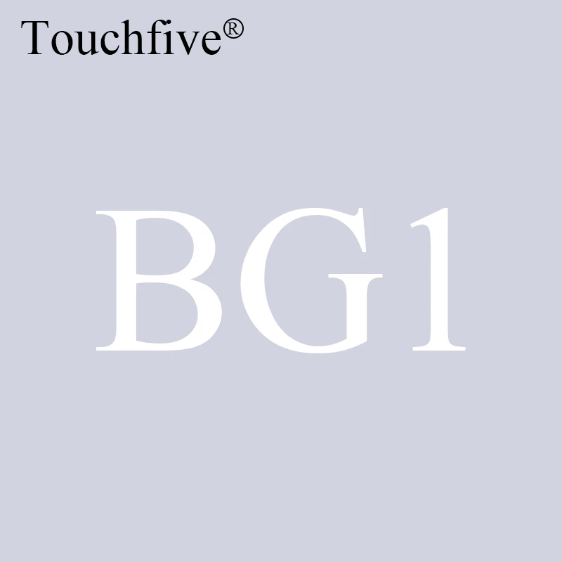 BG1 Touchfive дополнительный цвет Dual Head художественные маркеры одиночные на спиртовой основе эскизные маркеры манга кисть для рисования; ручка краски - Цвет: BG1