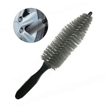 

1Pc Wheel Hub Brush Cleaning Efficient Practical Convenient Cleaning Brush Auto Wheel Brush Wheel Brush for Car