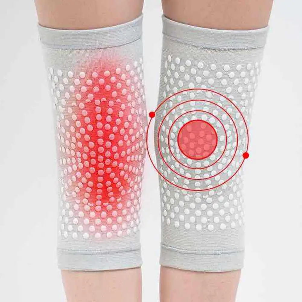 1pair Self Heating Knee Pads Support Brace Winter Warm Joint Pain Relief Injury Recovery Fitness Kneepad Gear Running Sports Pad