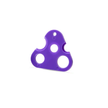 

New multi-function multi-color essential oil bottle shaped triangle leaves opener A3 triangle purple no brand