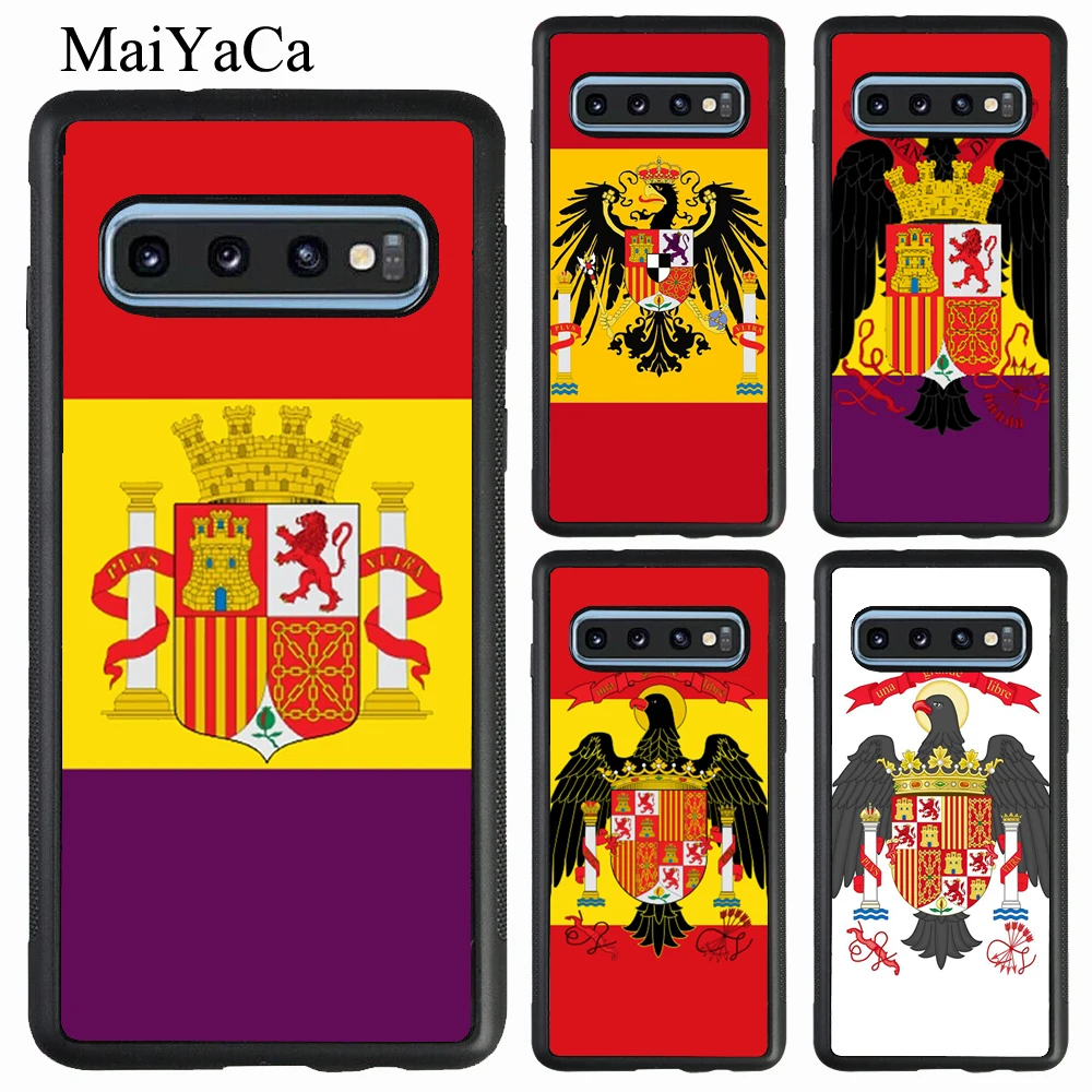 Чехол герб оружия с флагом Испании для Samsung Galaxy Note 20 Ultra S20 S9 S10 Plus A51 A71 A31 A50 A70 M21 M31 A21S