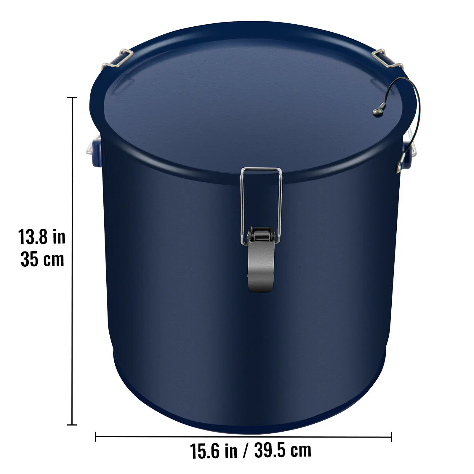 VEVOR 5/8/10 Gal Fryer Grease Bucket Oil Disposal Caddy With Lid&Filter Bag Thickened Steel Durable for Kitchen Commercial Use 6