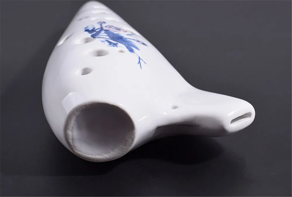 Ocarina Alto C Tone ceramic 12-hole подводная лодка стиль фарфоровая флейта глазурь музыкальный инструмент подходит в качестве подарка студентка Beginn