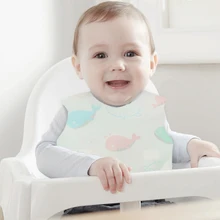 

Baby Bibs Cotton Set for Newborns 0 12 Months Infant Waterproof Baby Bib Silicone Feeding Food Catcher Toddler Feeding Toy Gift