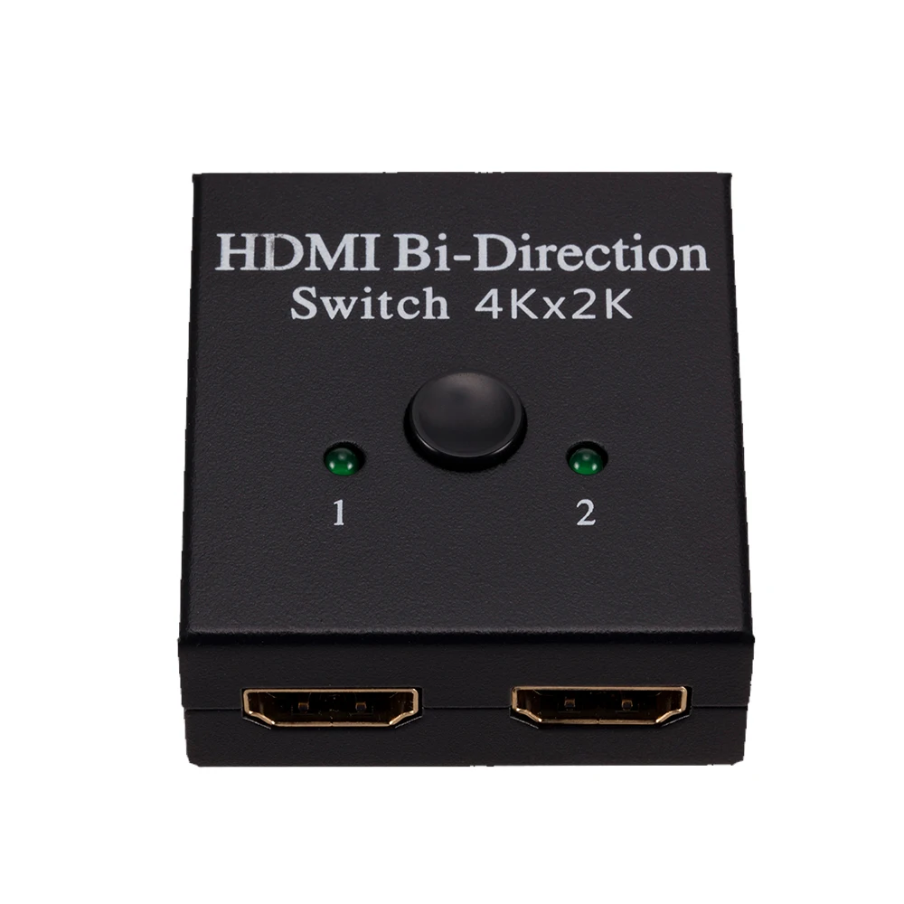 HDMI сплиттер 2x1 1x2 UHD 4K двухнаправленный HDMI 2,0 переключатель сплиттер концентратор для PS4/3 ТВ коробка HDCP 3D HD ТВ конвертер адаптер