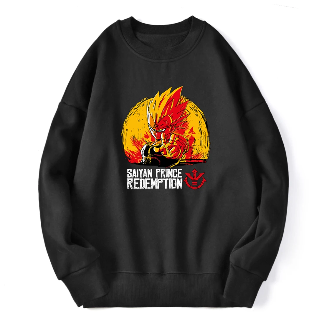 

Dragonball Crewneck Sweatshirt Vintage Man Hip Hop Loose Fleece Streetwear Man Winter Casual Loose Workout Supoleron Hombre