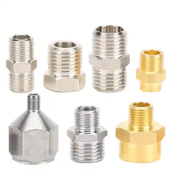

Airbrush Hose Adapter 7pcs Professional Airbrush Adaptor Kit 1/8in 1/4in BSP Connector for Compressor Airbrush Hose