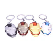 Аниме в настоящее время доступны горячие продажи Мстители Пряжка Железный человек автомобиль кольцо для ключей из сплава подарок на день рождения брелок взрыв