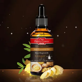 

Hot Ginger Hair Growth Oil Nourishing Scalp Improve Hair Quality Anti-hair Lose Essential Oil Hair Care 2020