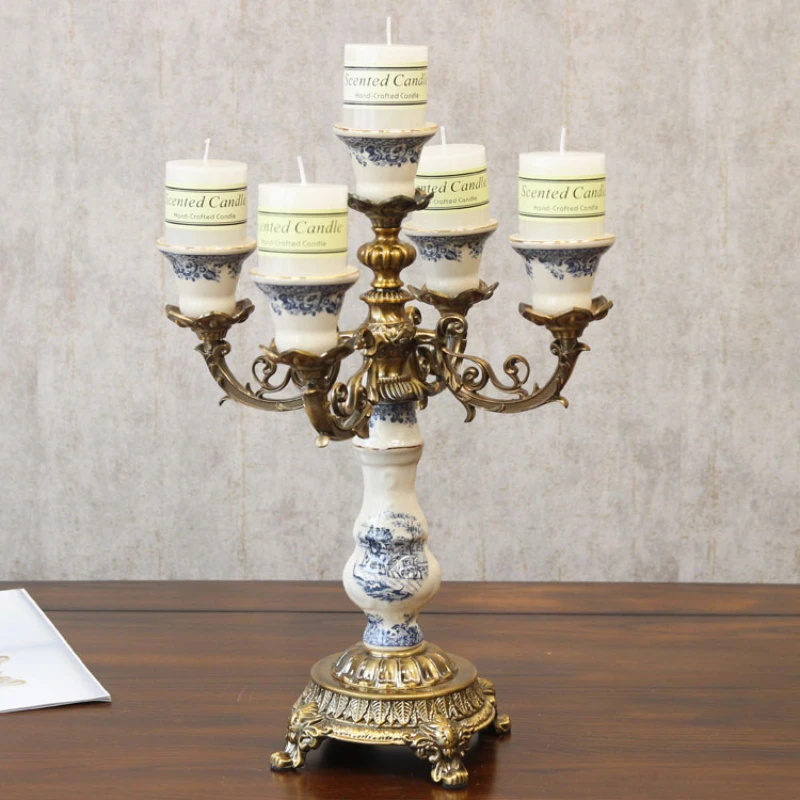 

Modern Luxury Candle Holders Nordic Style Minimalist House Decoration Candle Holders Vintage Decor Bougeoir Home Decor BC50ZT