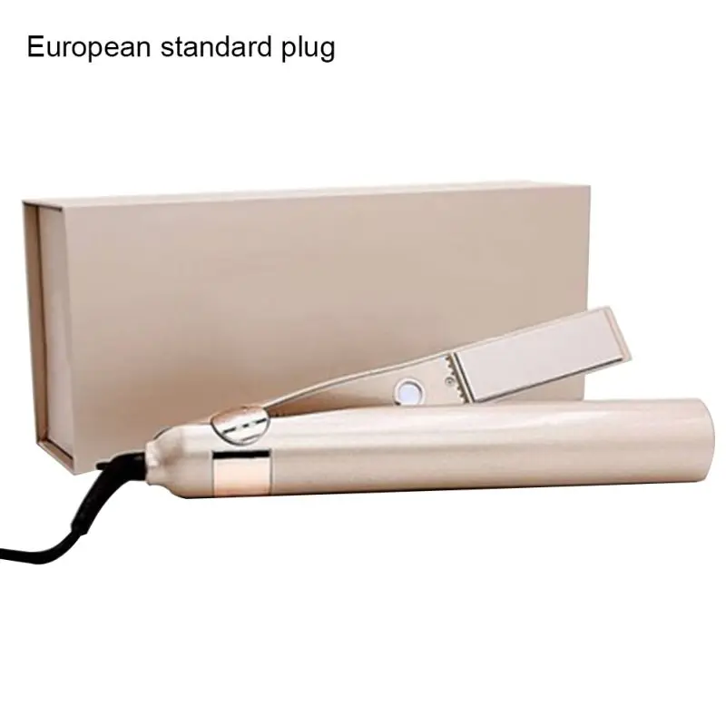 EU Ceramic Hair Straightener Double-purpose Hair Curler Hair Flat Iron Women Hair Styling Tool US UK EU - Цвет: EU