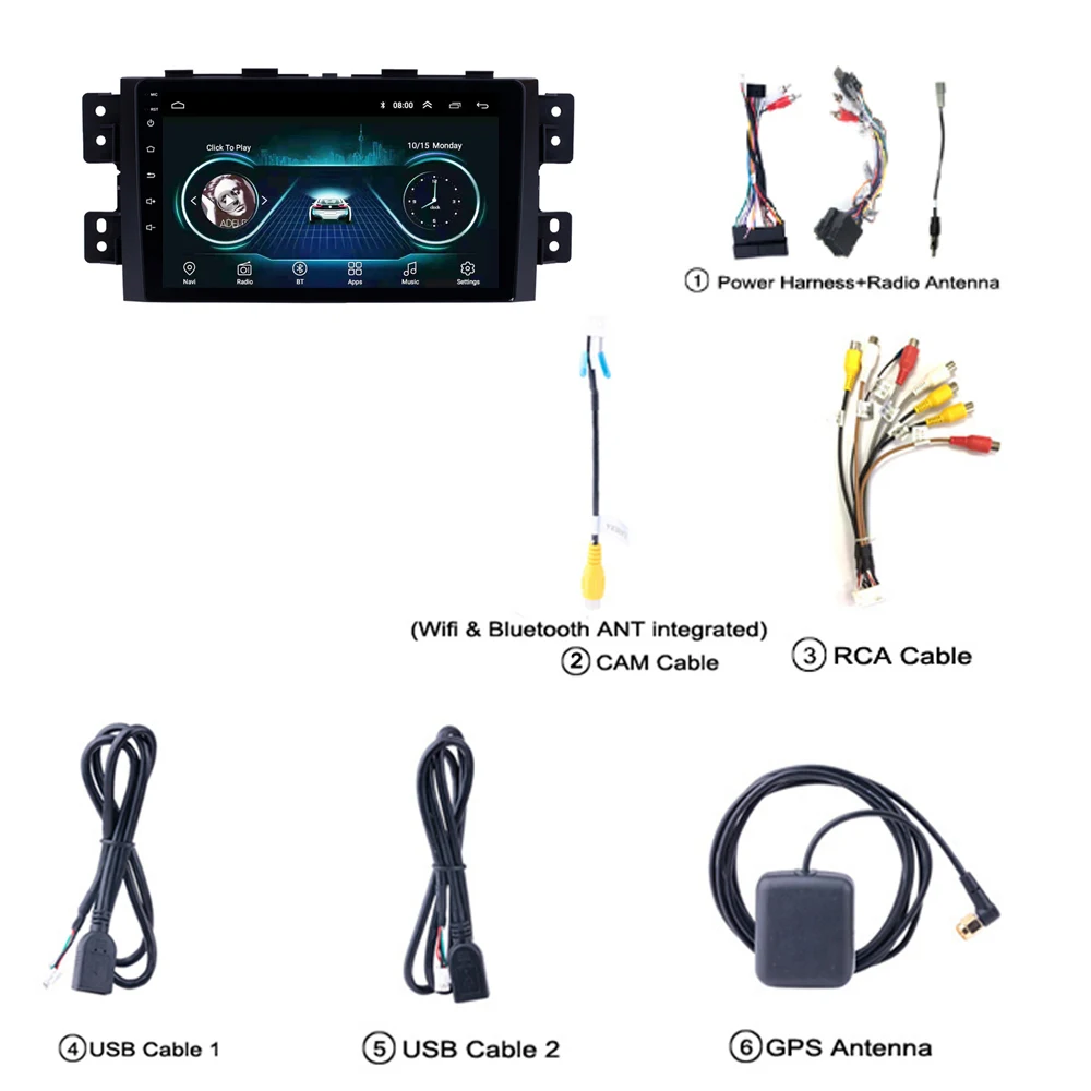 9 дюймов Android 8,1 автомобильный dvd gps навигатор kia borrego/mohave 2008-2012 с Bluetooth/USB/Radiocar мультимедиа для kia mohave