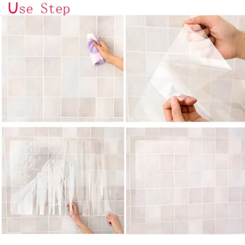 

70*45cm Transparent Oil Separation Wall Stickers To Heat The Kitchen Ceramic Tile Stick Furniture Explosion Protection
