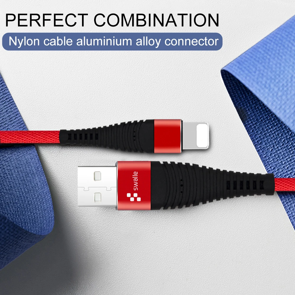 Swalle 1 м 2A кабель Micro USB кабель для быстрой зарядки данных зарядное устройство кабель для iPhone huawei samsung Micro USB для Xiaomi шнур iPhone xr чехол